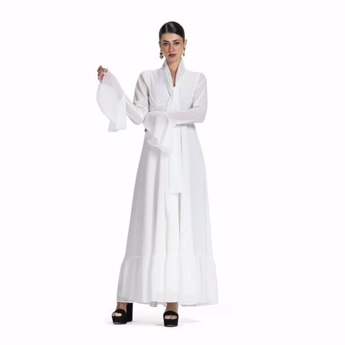 Maison Ein Shimmer Chiffon Lined Maxi Dress
