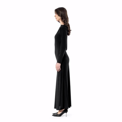 Soft Shoulder Pleats – BLACK