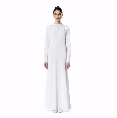 Soft Shoulder Pleats – WHITE