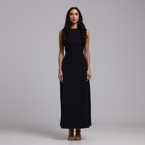 Modern Pinstripes - BLACK