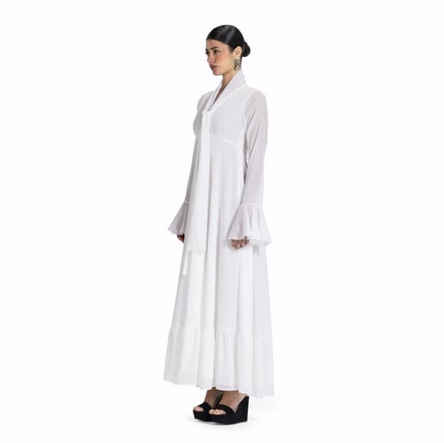 Maison Ein Shimmer Chiffon Lined Maxi Dress