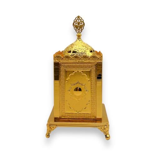 مبخرة لون ذهبي حجم كبير