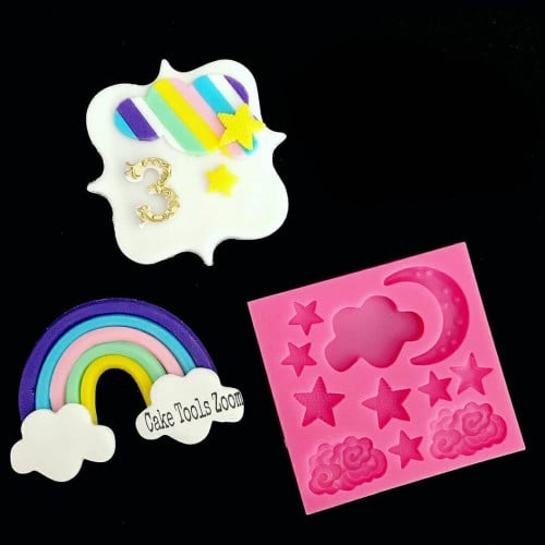 سيليكون هلال غيوم و نجوم