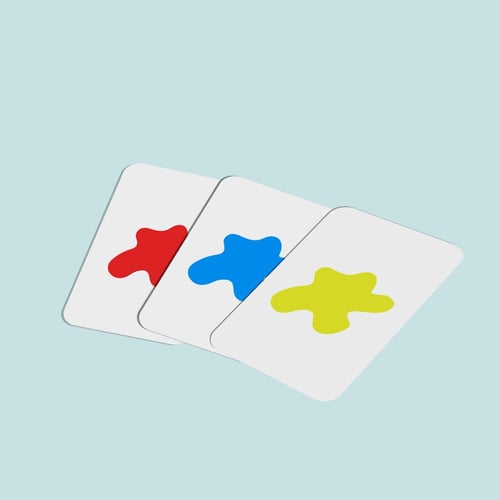 بطاقات تعلم الالوان