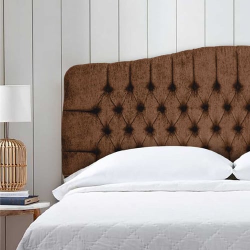 ظهر سرير | مطرز Q5 قماش قطيفة فاخر