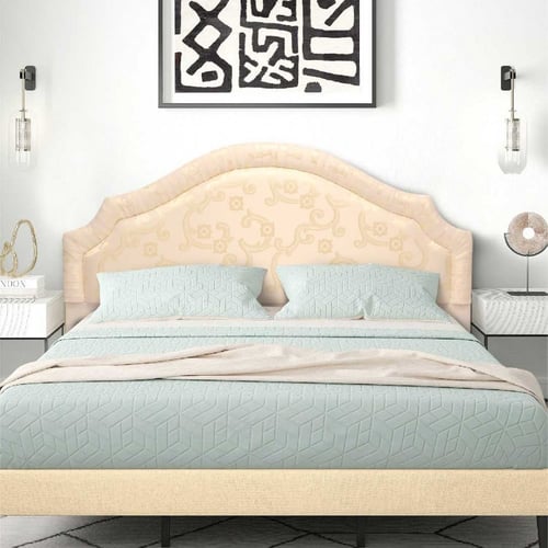 ظهر سرير | مطرز Q4 قماش بوليستر فاخر