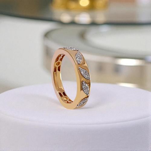 خاتم الماس برلنت على ذهب اصفر W784-355