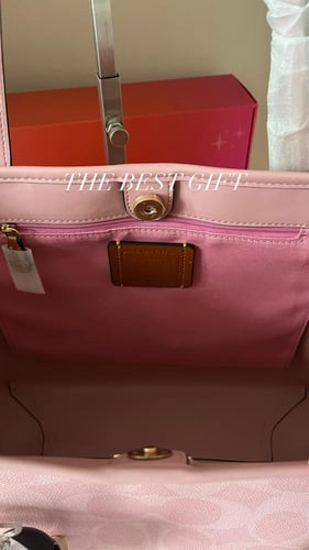 coach totebag pink