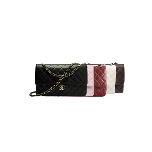 chanel classic flap bag 23cm - gold