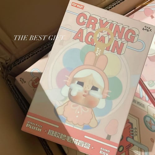 Pop Mart CRYBABY pink