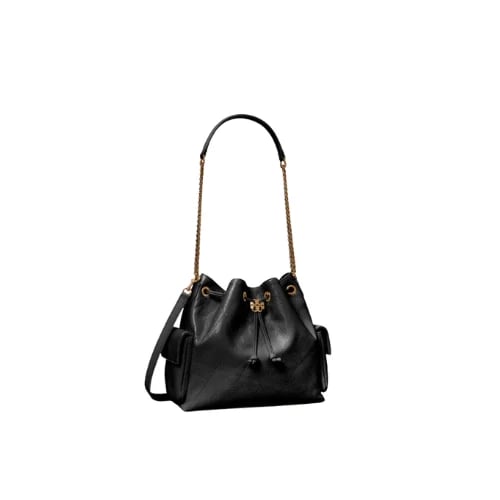 TORY BURCH QUILTED DRAWSTRING SHOULDER BAG