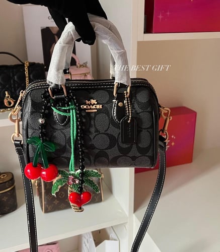 coach rowan satchel mini bag