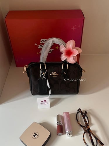 coach rowan satchel mini bag