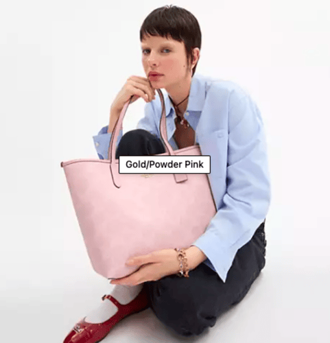 coach totebag pink