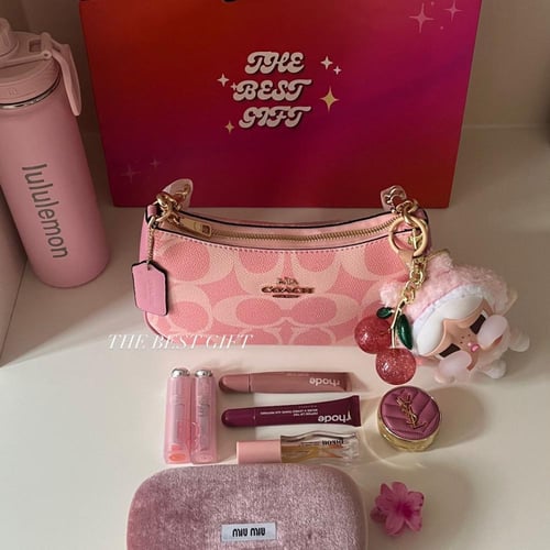coach bag pink
