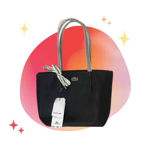 Lacoste totebag small - black