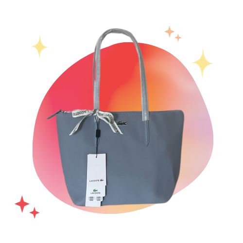 Lacoste totebag small - sky blue