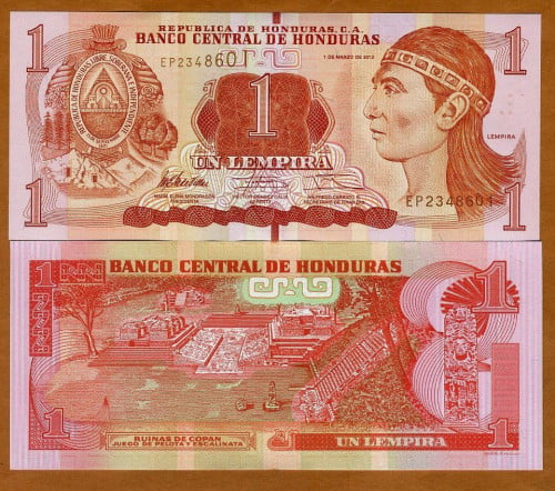 هندوراس فئة 1 لمبيرة أنسر (من اجمل 10عملات في العا...