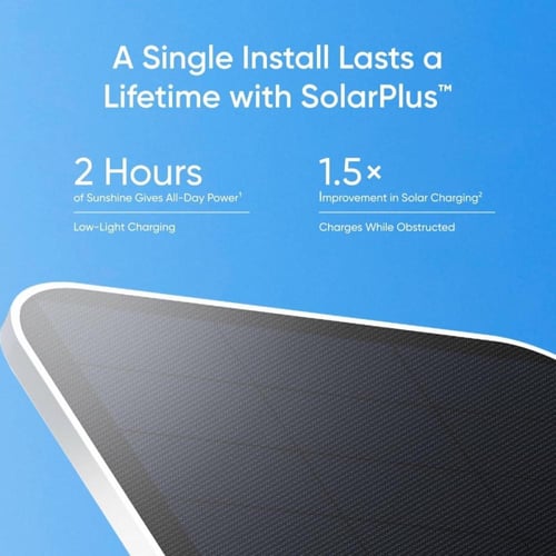 كاميرا Eufy Security S340 باللونين الأسود والأبيض...
