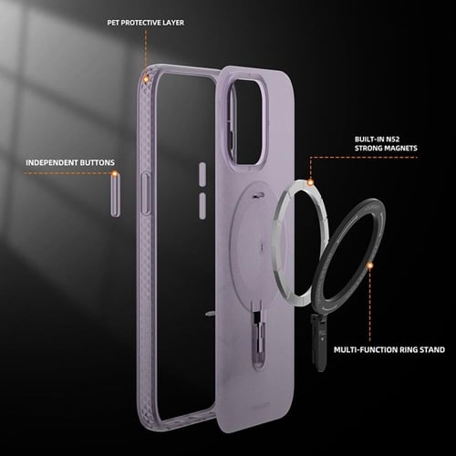 كفر حماية يونغ كيت روك ماج سيف مع ستاند ايفون 14 ب...