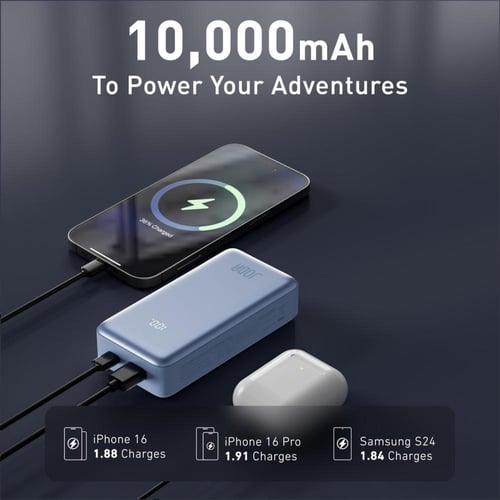 بطارية متنقلة JODA TURBO بسعة 10000 ملي امبير بقوة...