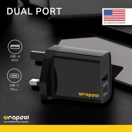 رابسول شاحن جداري منفذين وقوة 20 واط