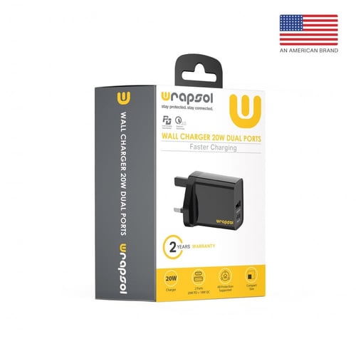 رابسول شاحن جداري منفذين وقوة 20 واط