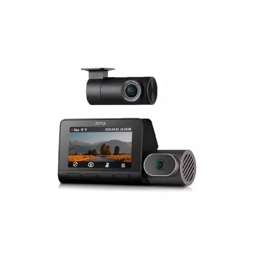 70mai - كاميرا سيارة داش كام بالمكثف T800 hdr set امامية 4K وخلفية وداخلية 1080P نظام GPS