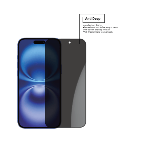 حماية شاشة زجاج من زوندا ايفون 16 برو - خصوصية