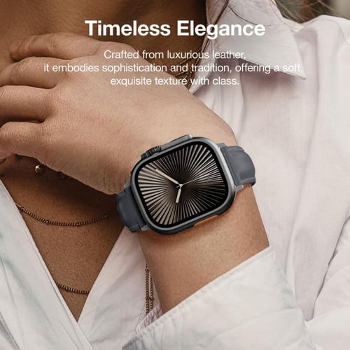 سوار AMAZINGTHING Blend للساعة مقاس 46 مم (رمادي غ...