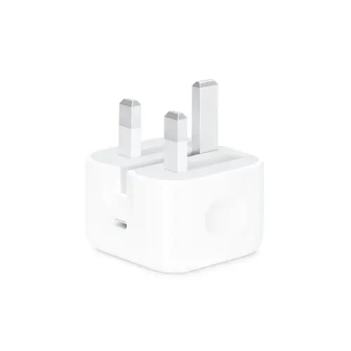 فيش جداري ابل تايب سي 20 واط أبيض