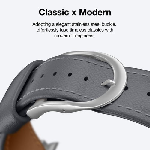 سوار AMAZINGTHING Blend للساعة مقاس 46 مم (رمادي غ...