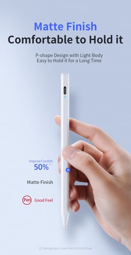 قلم ايباد ذكي - تحكم ورسم من دوكس الداعم لرحة اليد