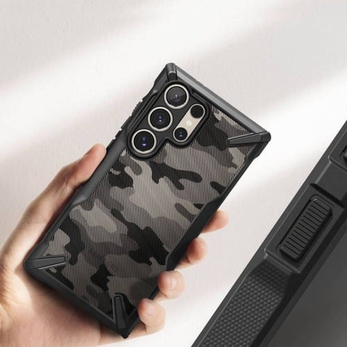 كفر رينكي فيوجن اكس جالكسي s24 الترا - جيشي اسود