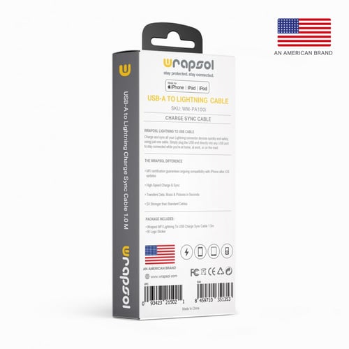 كيبل رابسول آيفون 1 متر