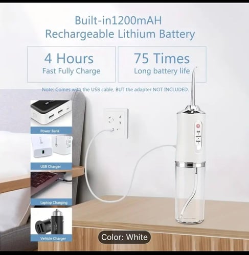 بكج فرشة أسنان كهربائية خيط مائي مع غسول فم منعش