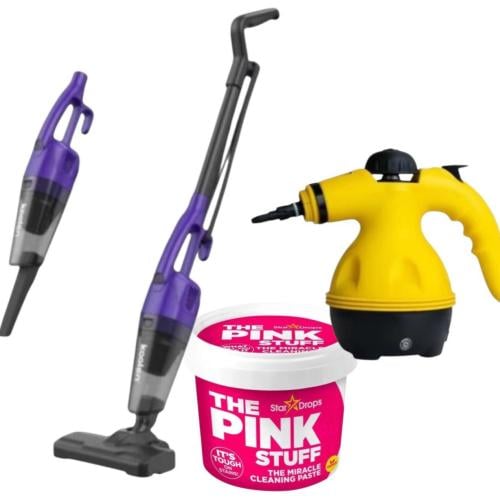 بكج مكنسه KOOLENالمطوره مع هديه جهاز البخار1200واط...