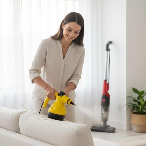 بكج مكنسه KOOLENالمطوره مع هديه جهاز البخار1200واط...