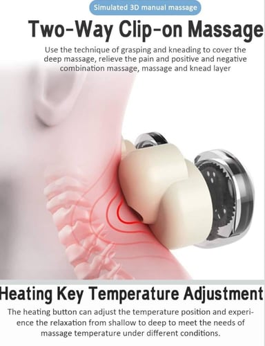 وسادة تدليك الرقبة لتخفيف الام الرقبة - مدلك عنق ل...