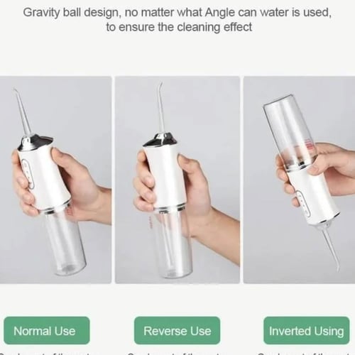 بكج فرشة أسنان كهربائية خيط مائي مع غسول فم منعش