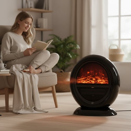 دفايه كهربائية أنيقة بقوة 2000 واط – تصميم عصري مع...