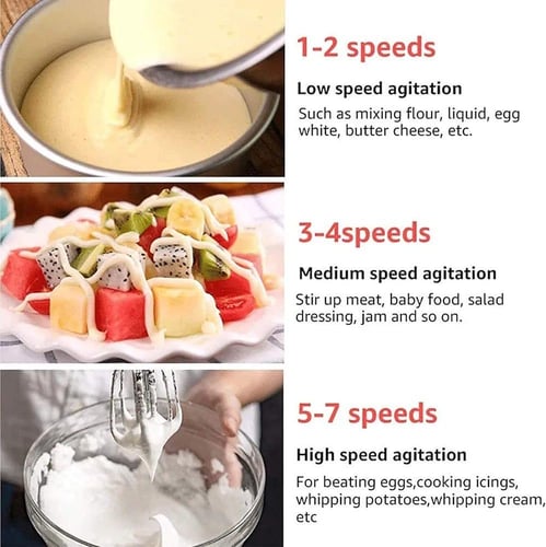 خلاط يد كهربائي ذات 7 سرعات