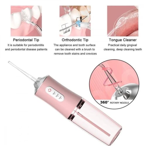 جهاز الخيط المائي حبه وحبه مجانا مع هديه غسول الفم...