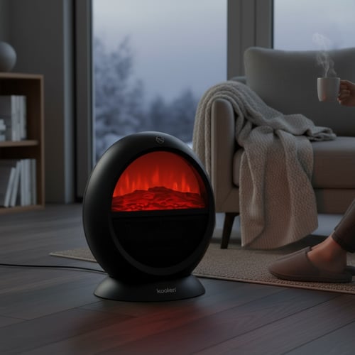 دفايه كهربائية أنيقة بقوة 2000 واط – تصميم عصري مع...