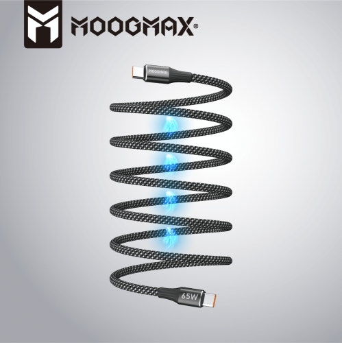 موج ماكس - كيبل قماش مغناطيسي 2 متر بقوة 65 واط -...