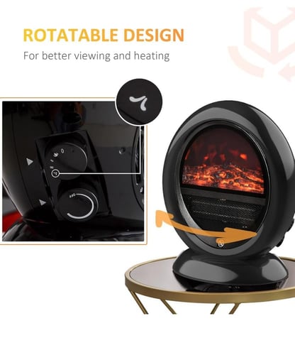 دفايه كهربائية أنيقة بقوة 2000 واط – تصميم عصري مع...