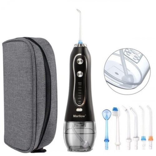 الخيط المائي و فرشه لتنظيف الأسنان + شنطه مجانيه