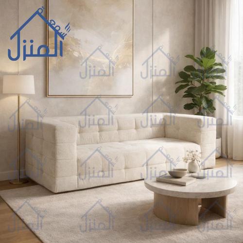 كنبة زاوية مودرن قماش – كنب غرفة المعيشة