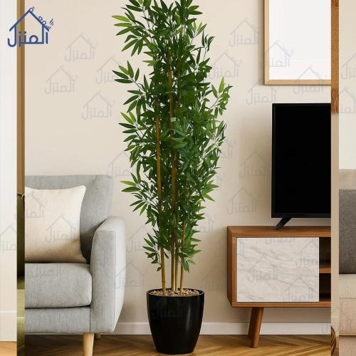 نبات صناعي مع اصيص اسود - 170 سم