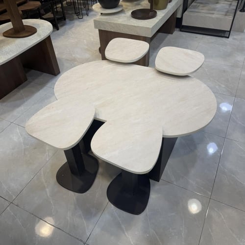 طاولة بديل حجر سكري و اسود